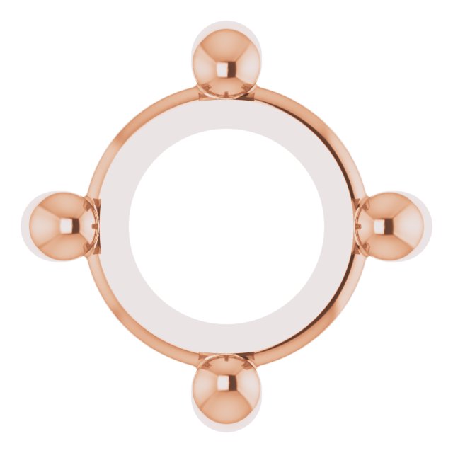 Round 4-Prong Cabochon Pendant