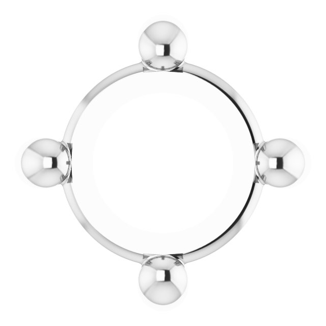 Round 4-Prong Cabochon Pendant