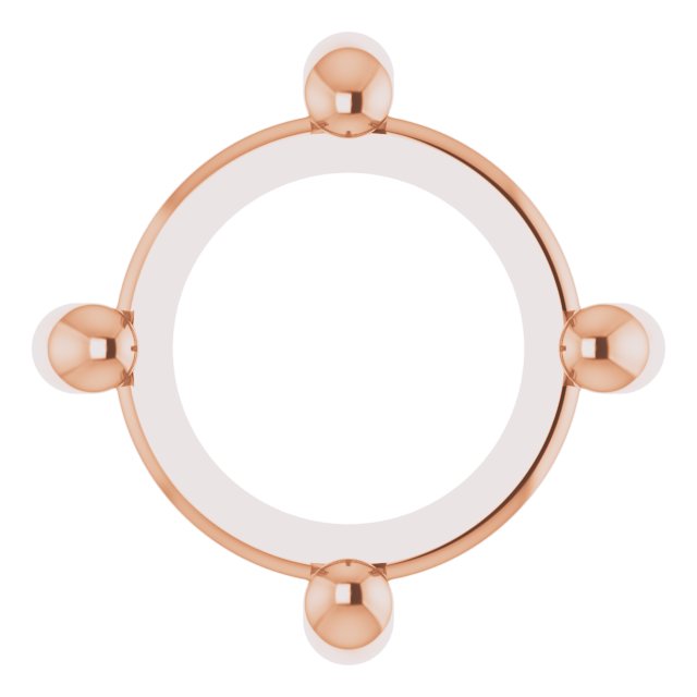 Round 4-Prong Cabochon Pendant
