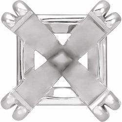 Square 4-Prong Double-Claw Peg Setting