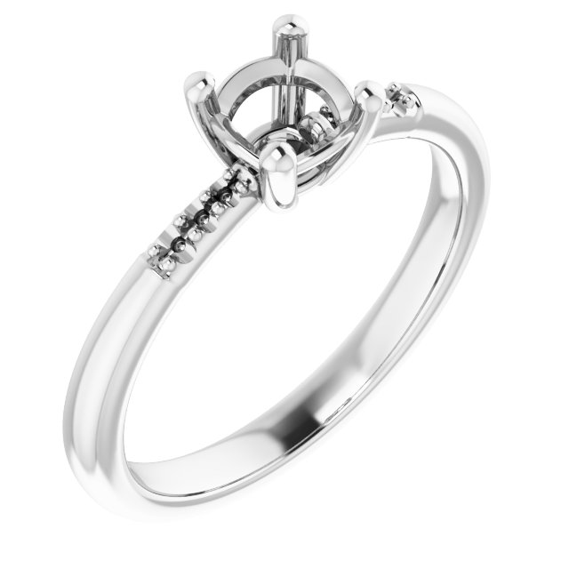 Accented Engagement Ring
