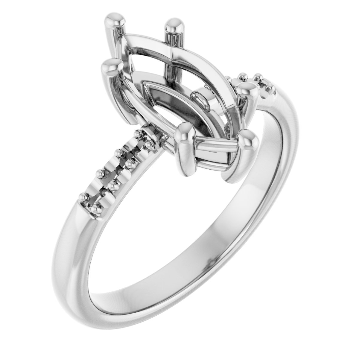 Accented Engagement Ring