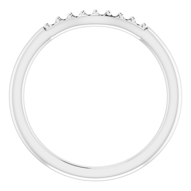 Band Mounting for 10x8 mm Emerald Ring view 2