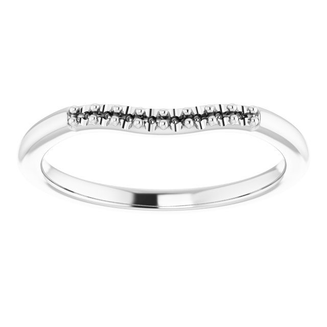 Band Mounting for 10x8 mm Emerald Ring view 3