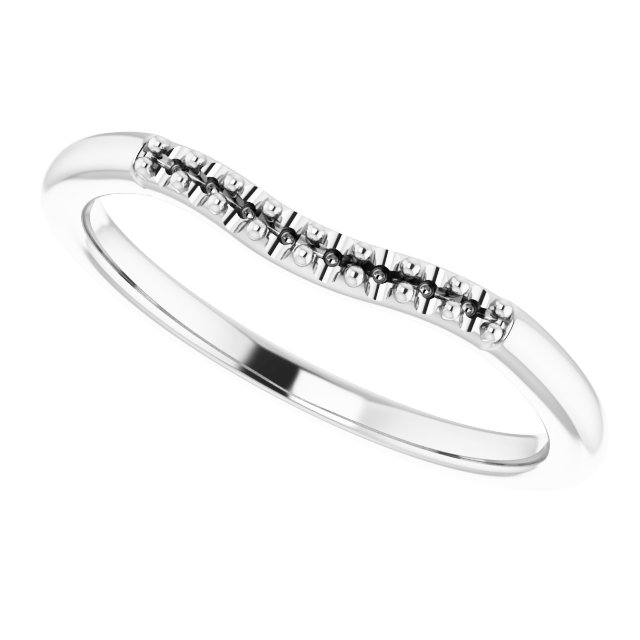 Band Mounting for 10x8 mm Emerald Ring view 5
