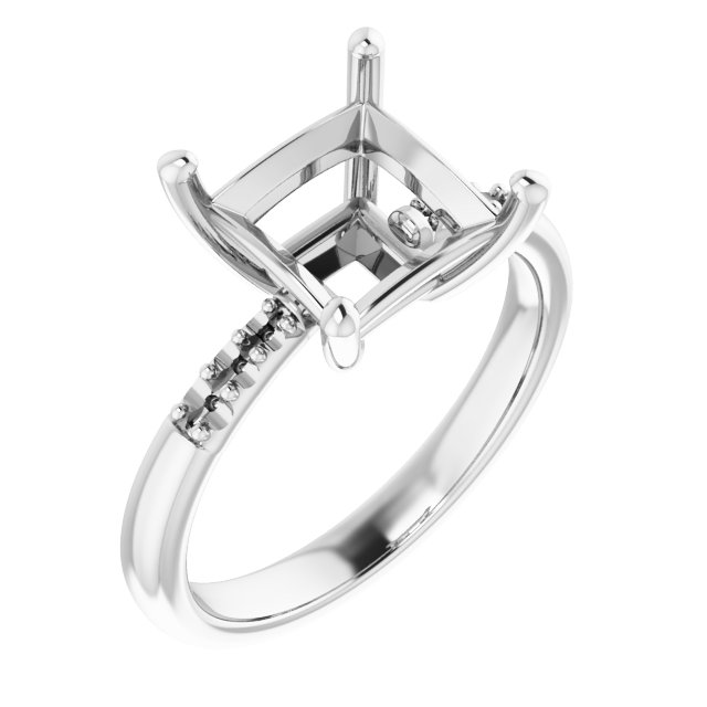 Accented Engagement Ring