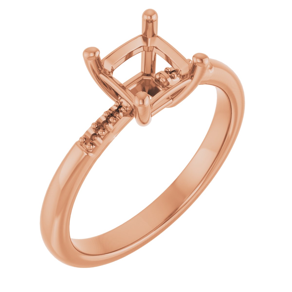 Accented Engagement Ring