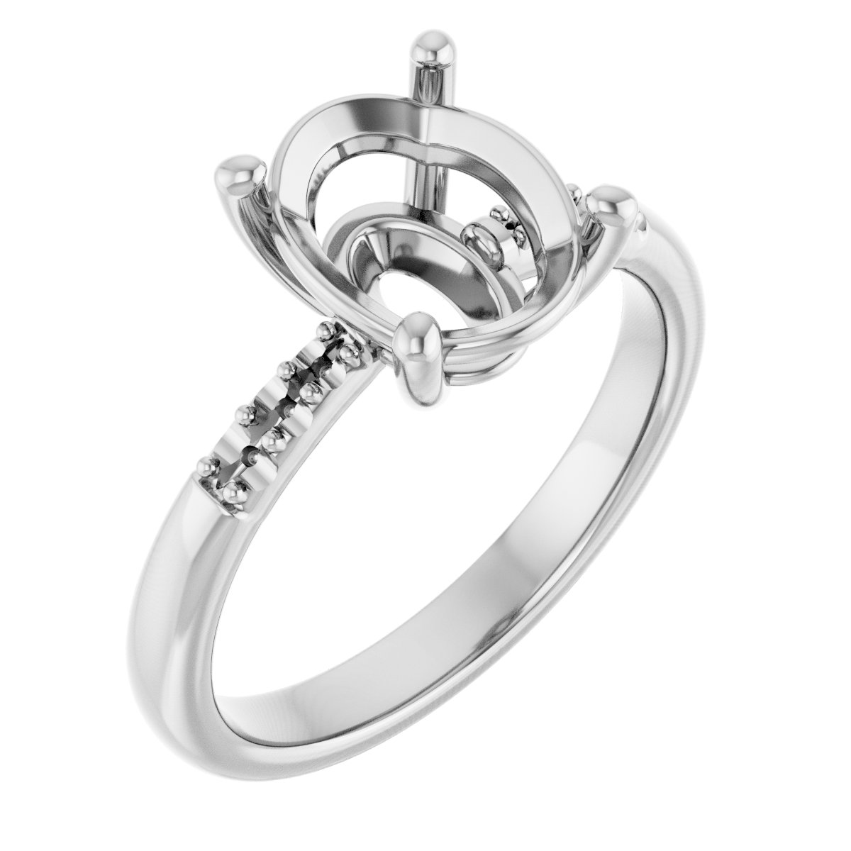 Accented Engagement Ring