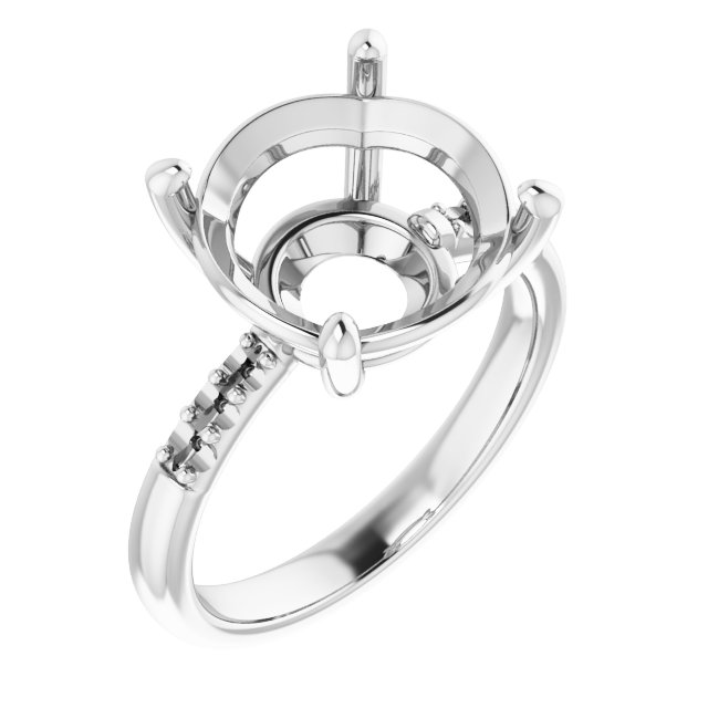 Accented Engagement Ring