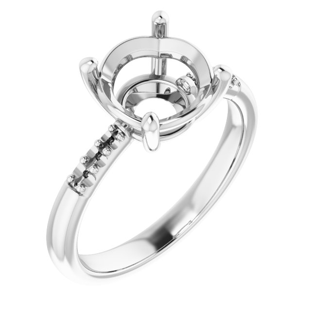 Accented Engagement Ring