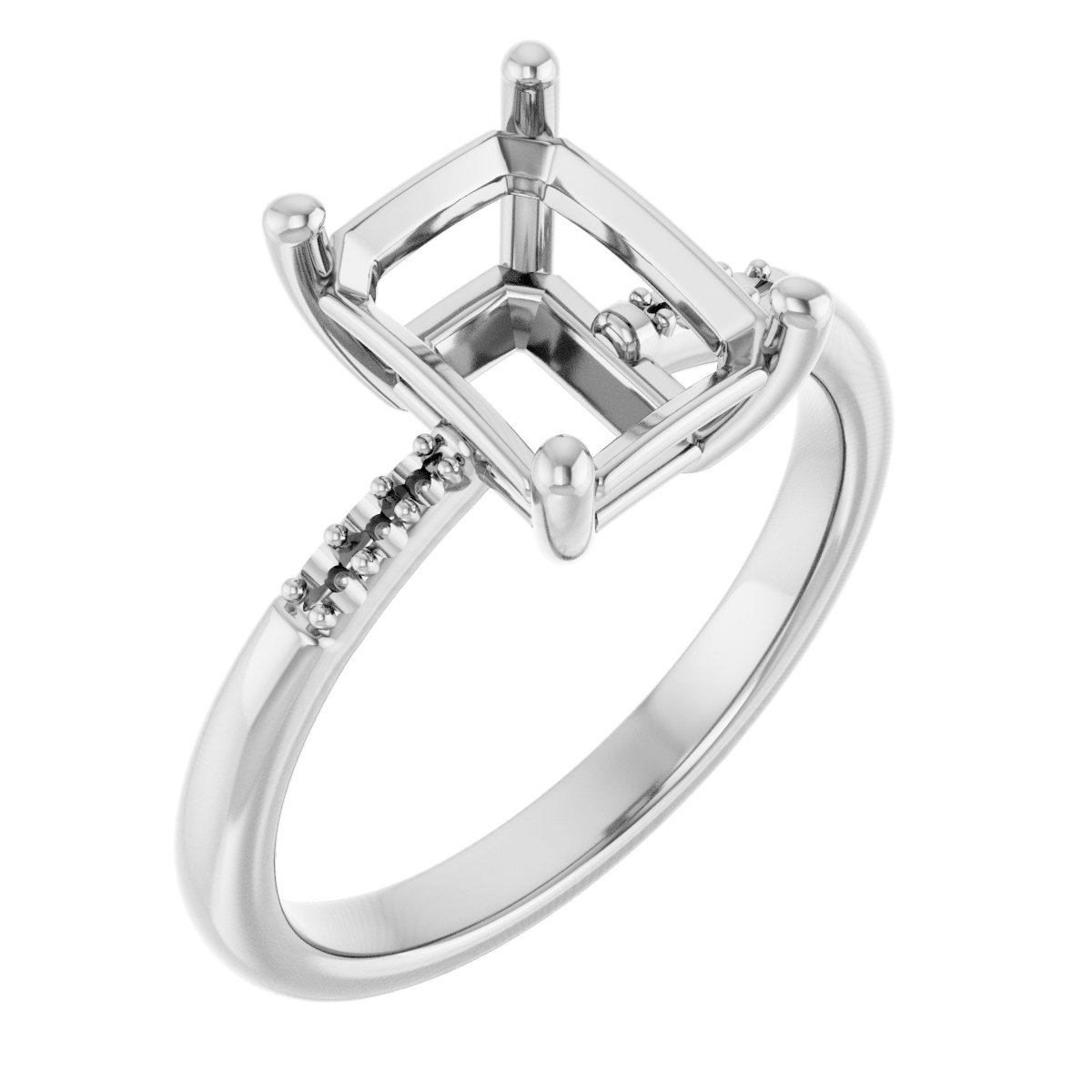 Accented Engagement Ring