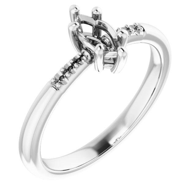 Accented Engagement Ring