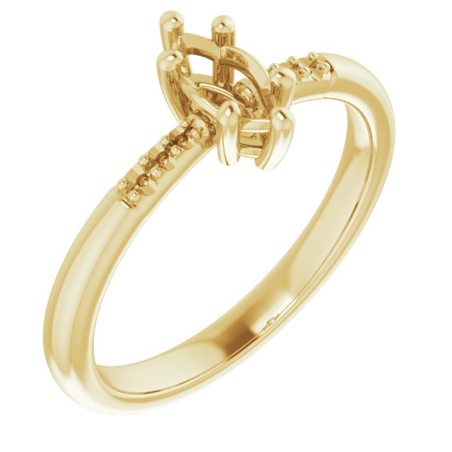 Accented Engagement Ring