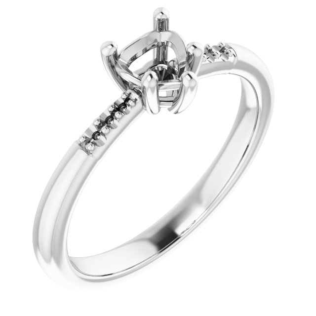 Accented Engagement Ring