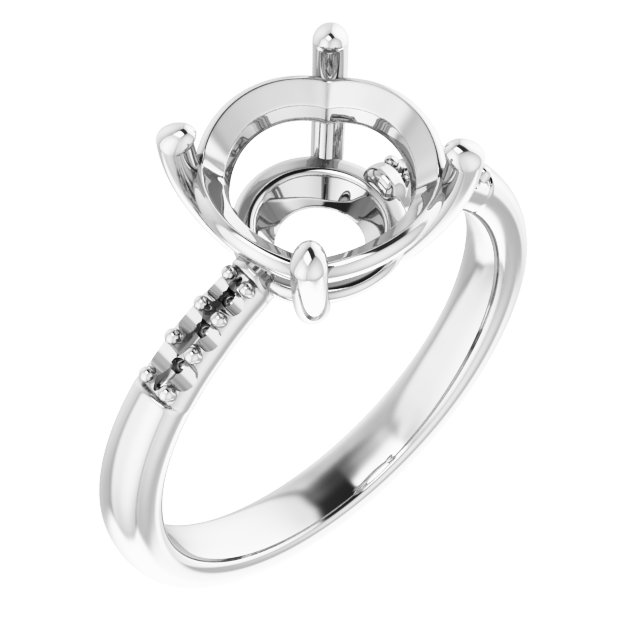 Accented Engagement Ring