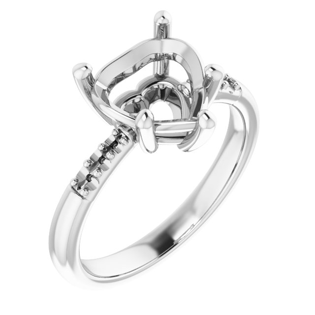 Accented Engagement Ring