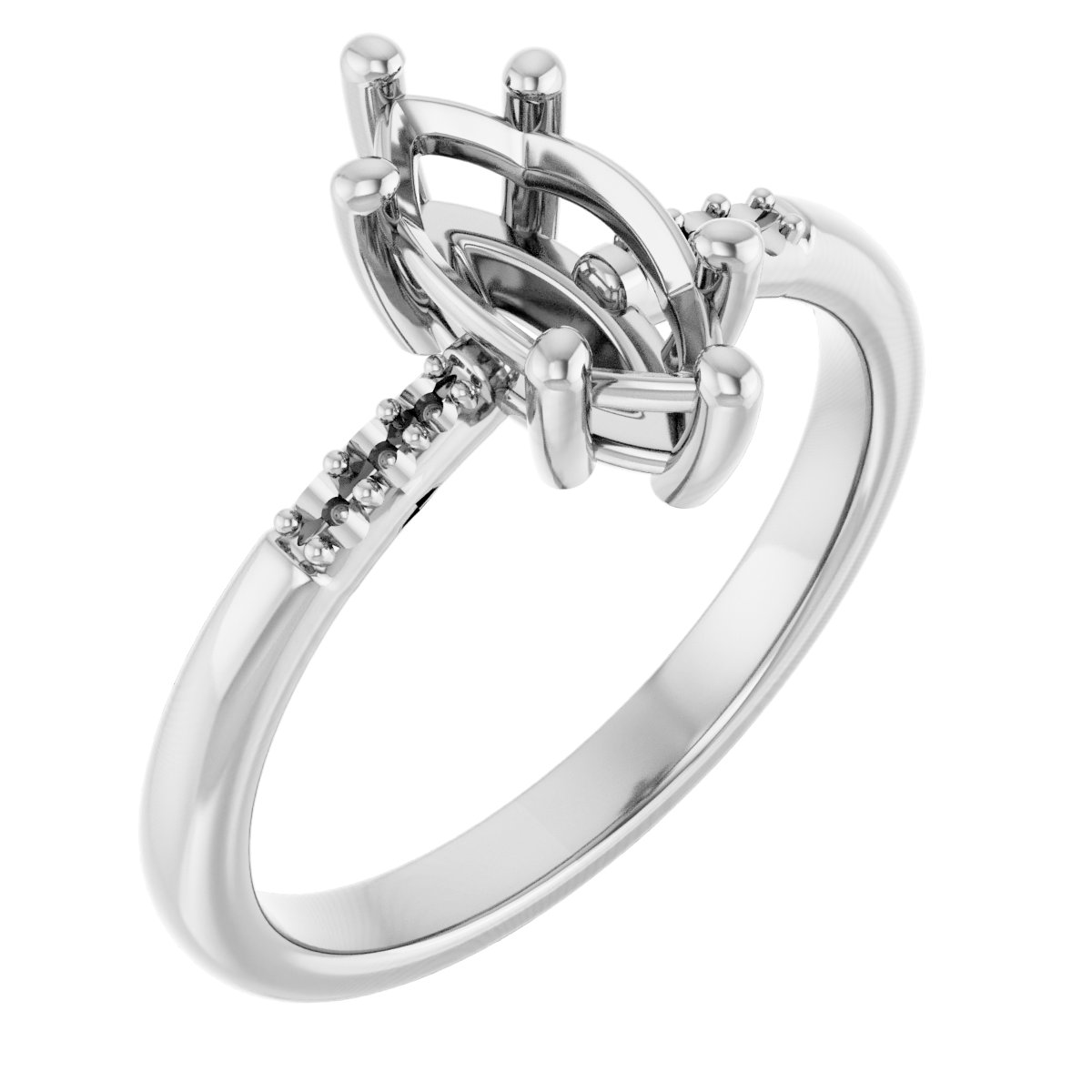 Accented Engagement Ring