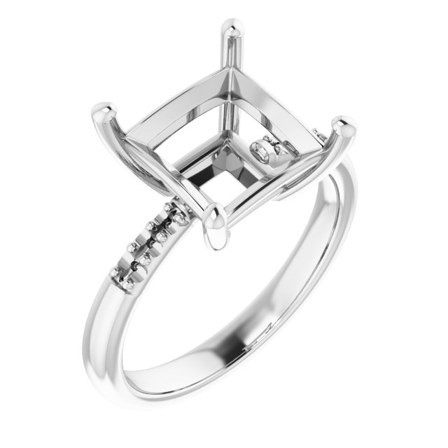 Accented Engagement Ring
