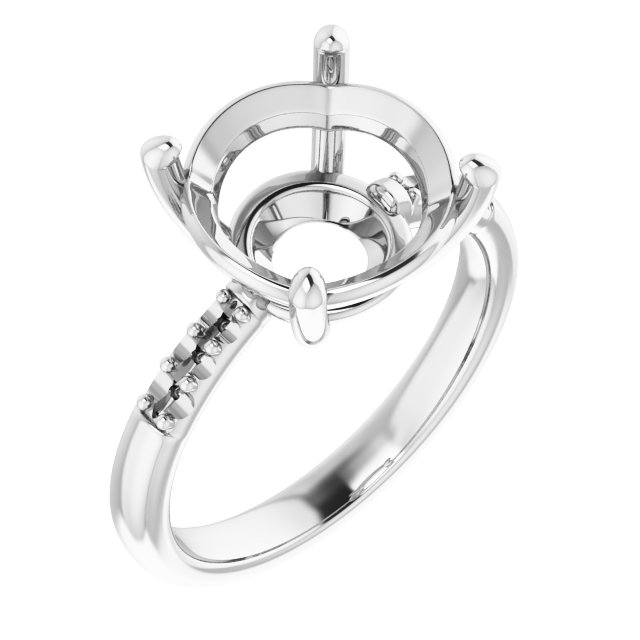Accented Engagement Ring