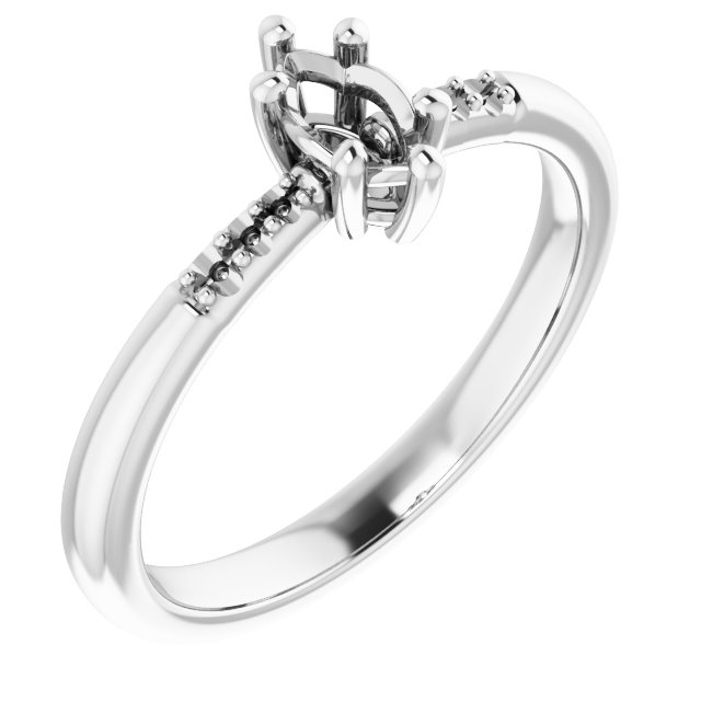 Accented Engagement Ring