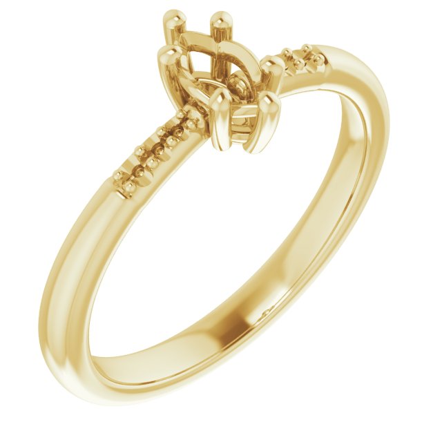Accented Engagement Ring