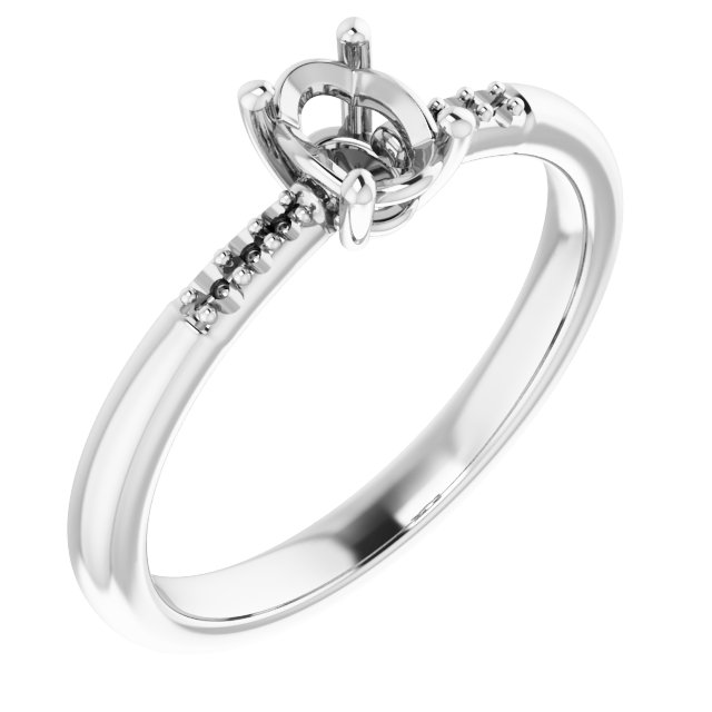 Accented Engagement Ring