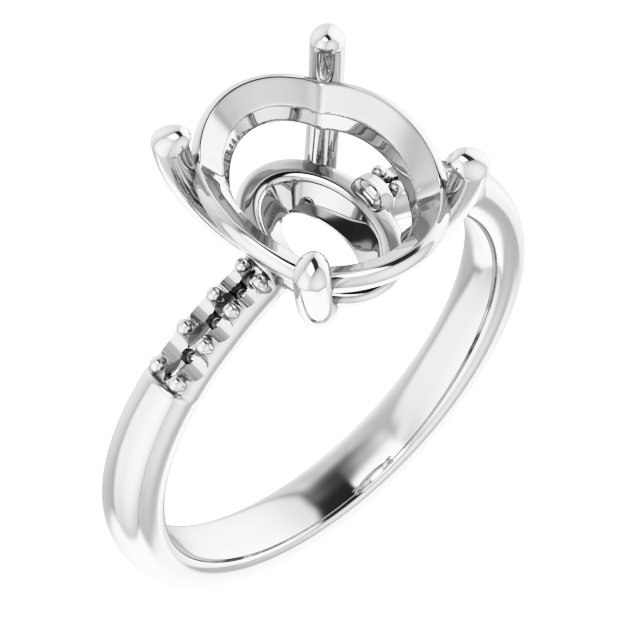Accented Engagement Ring