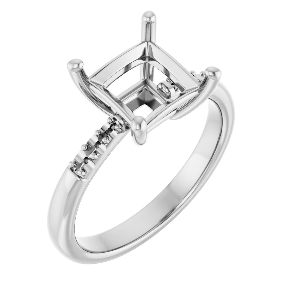 Accented Engagement Ring