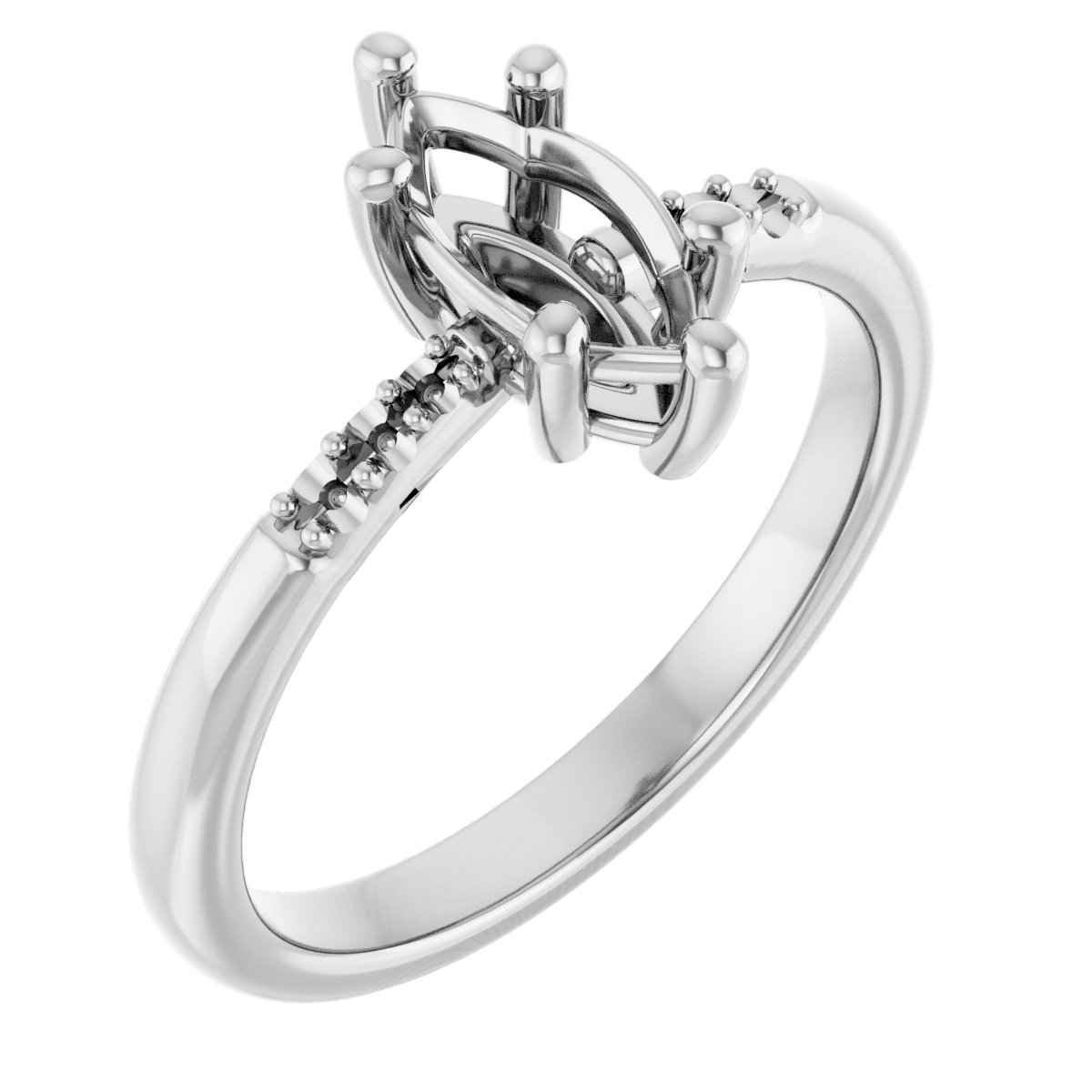 Accented Engagement Ring