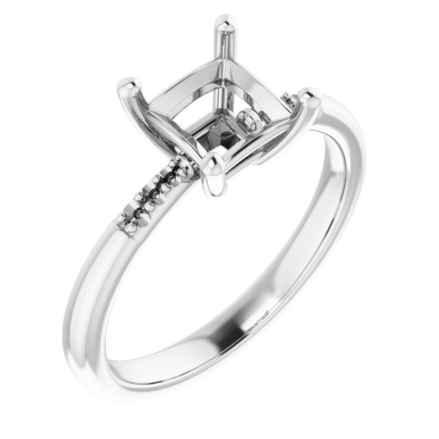 Accented Engagement Ring