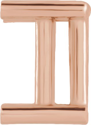 Straight Baguette 4-Prong Earring Setting