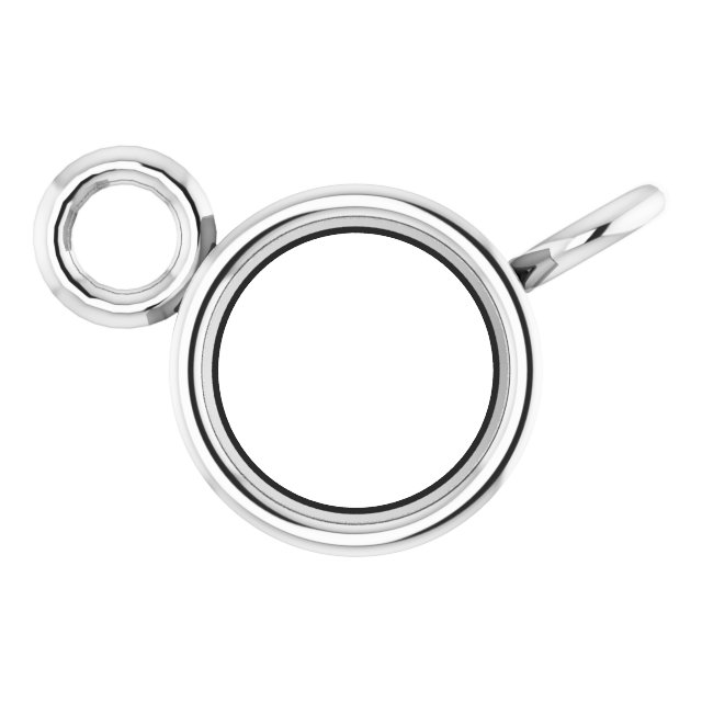 Bezel-Set Solitaire Necklace Center