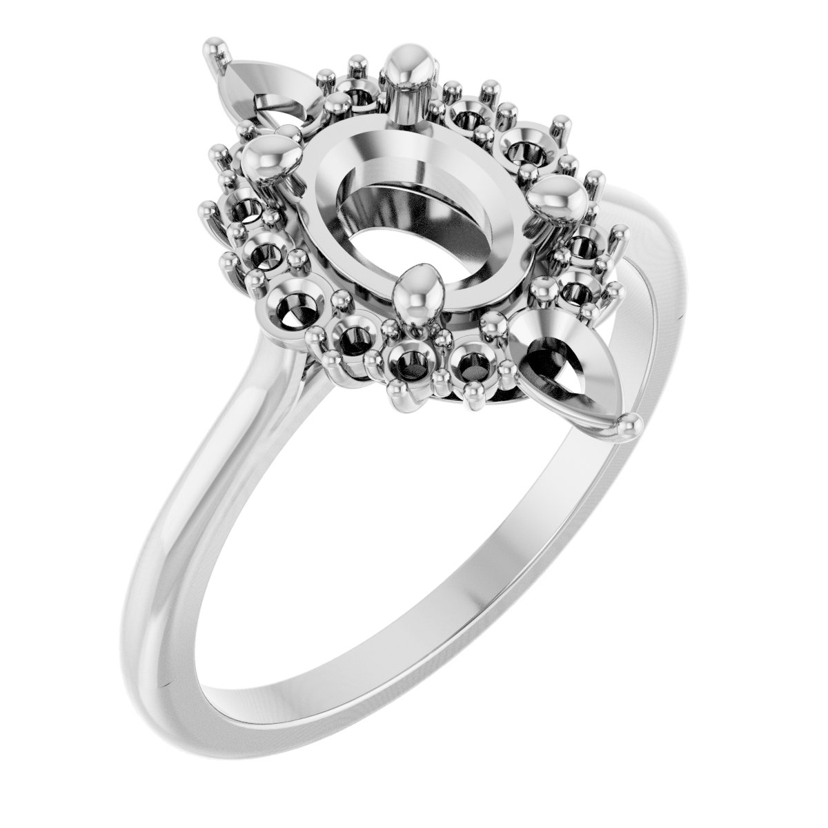 Halo-Style Engagement Ring or Band