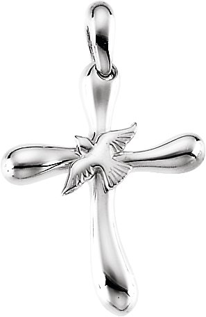 Cross with Dove Pendant