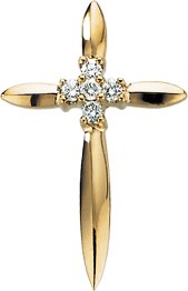 Diamond Cross 21 x 14mm .07 CTW Ref 702126