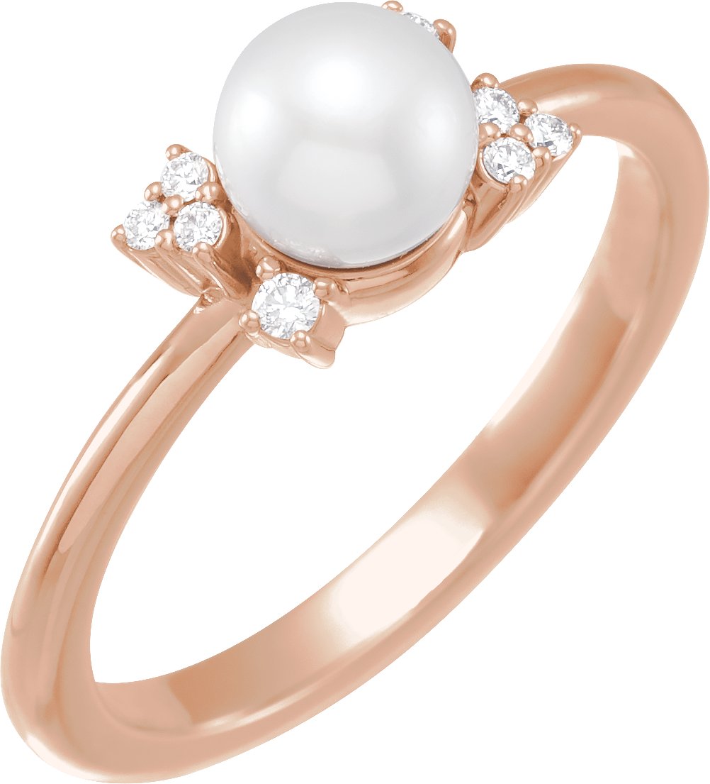 Accented Pearl Ring