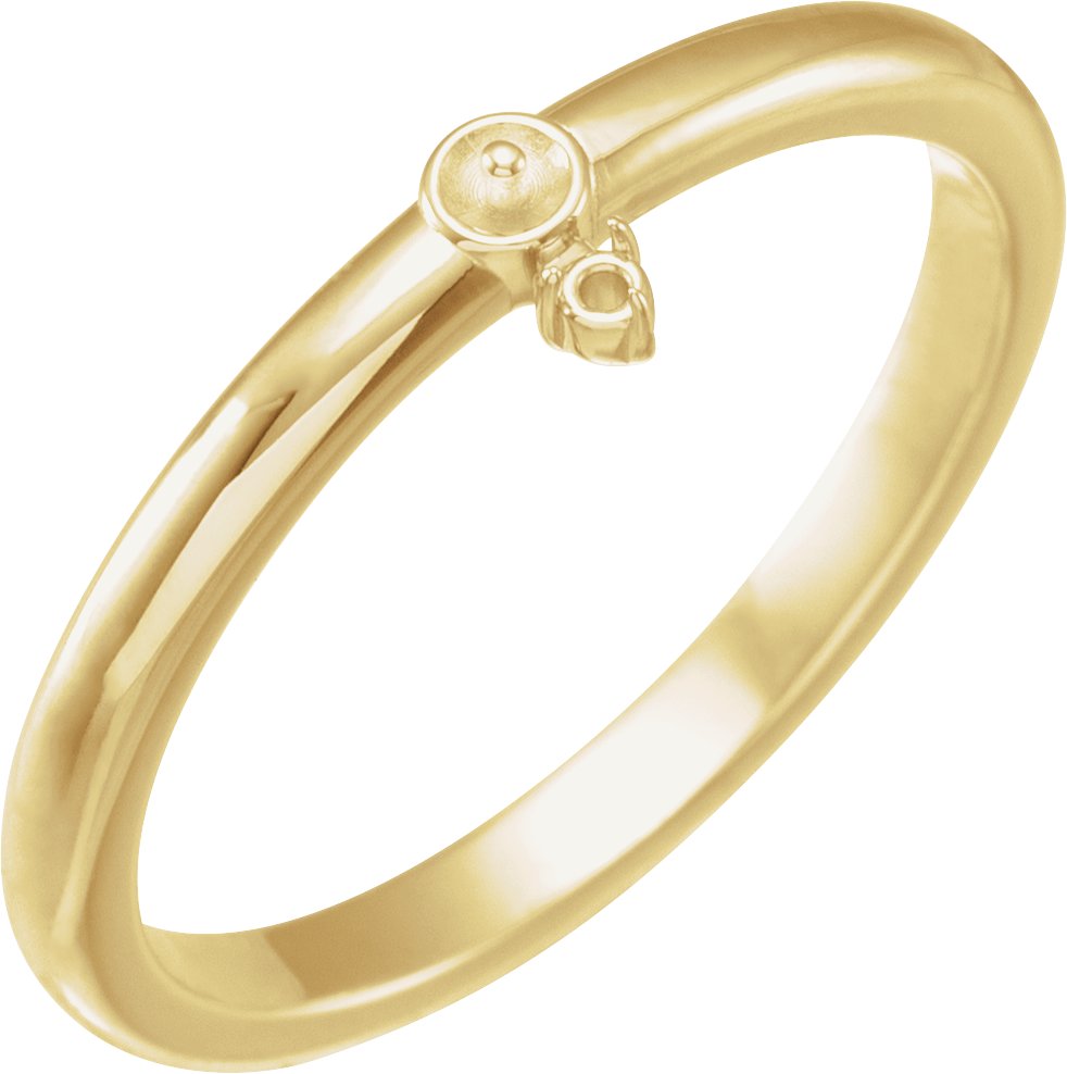 Accented Pearl Ring