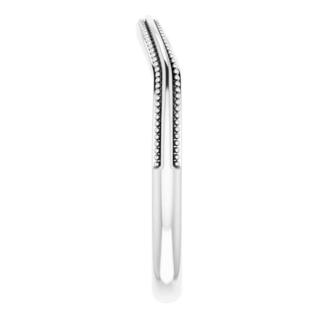 14K White Matching Band-4