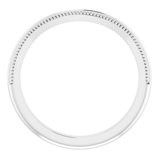 14K White Matching Band-2