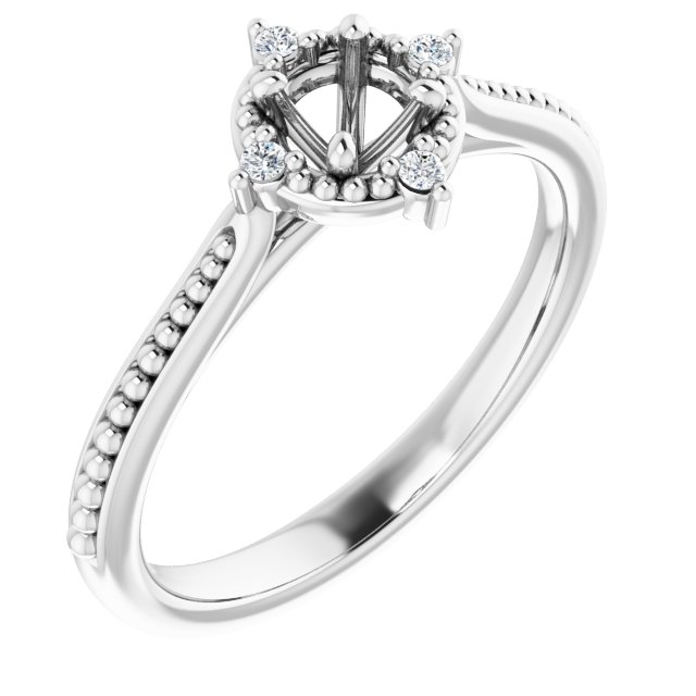 14k White Gold