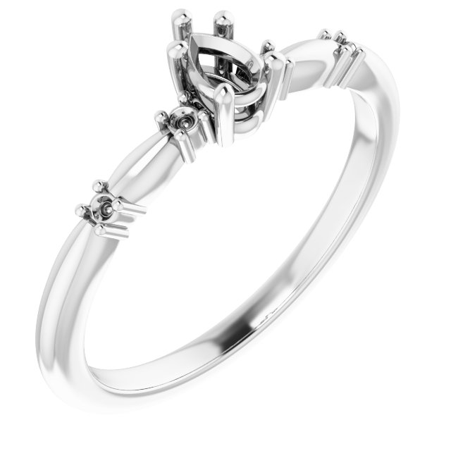 14k White Gold