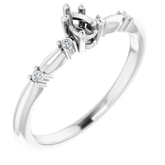 14k White Gold