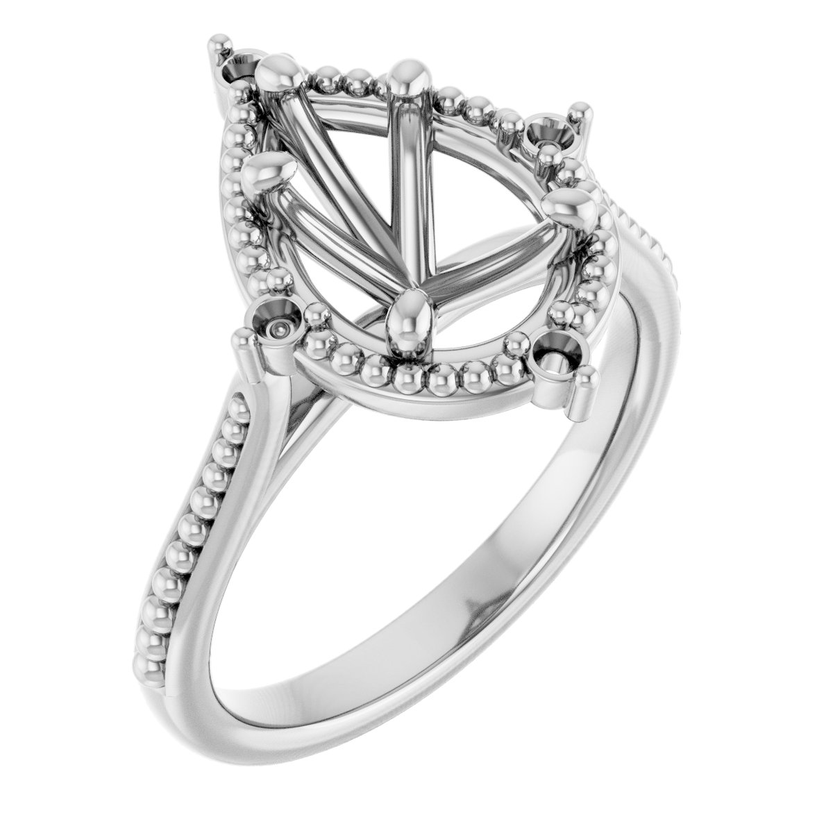 Accented Engagement Ring