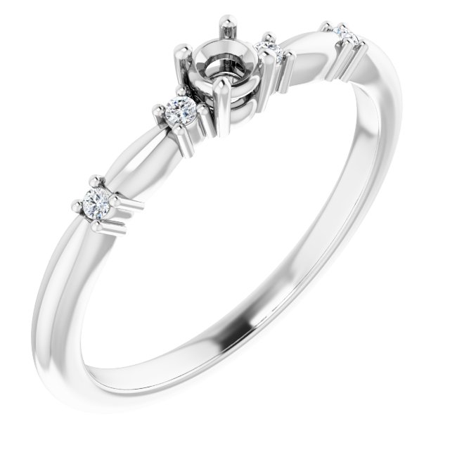 14k White Gold