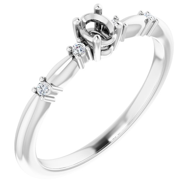14k White Gold