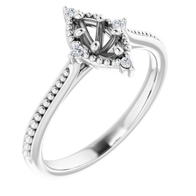 14k White Gold