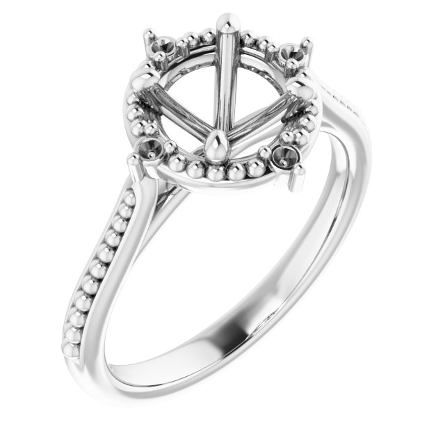 Accented Engagement Ring