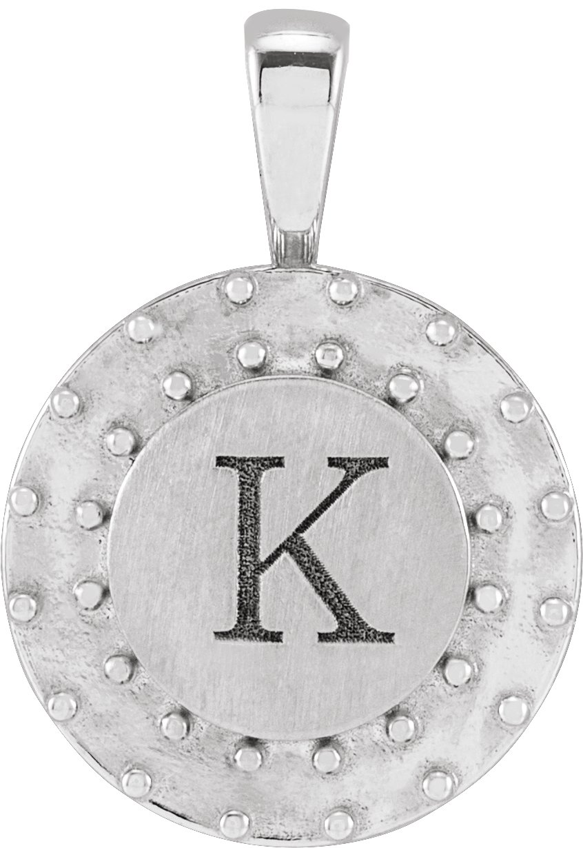 Engravable Halo-Style Necklace or Pendant