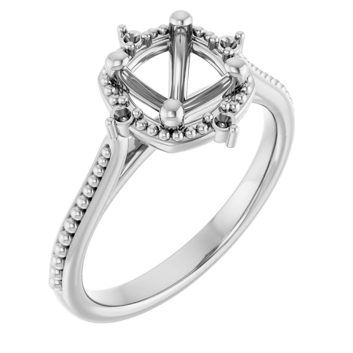 Accented Engagement Ring
