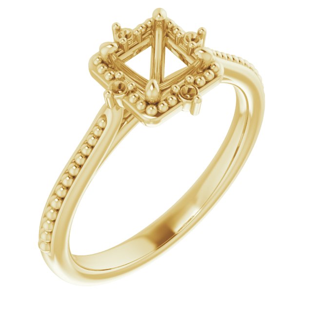 Accented Engagement Ring
